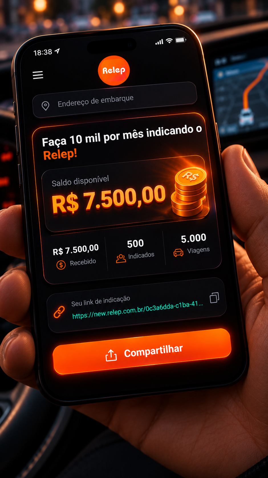 Notificações de corridas